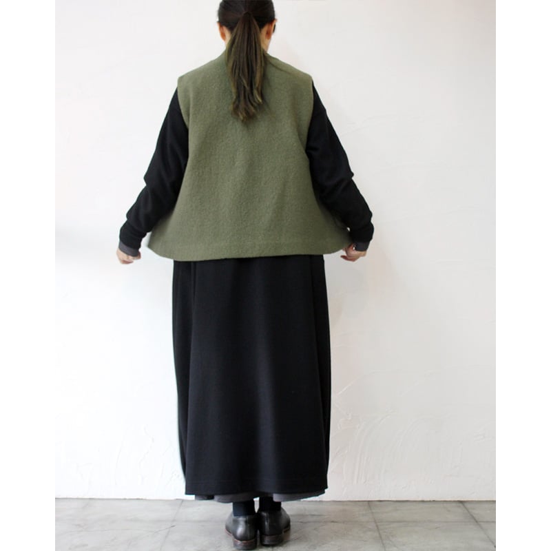 ベスト/ジレ atelier naruse pure wool boucle vest pure wool bouclé vest - atelier naruse｜Online store｜the an