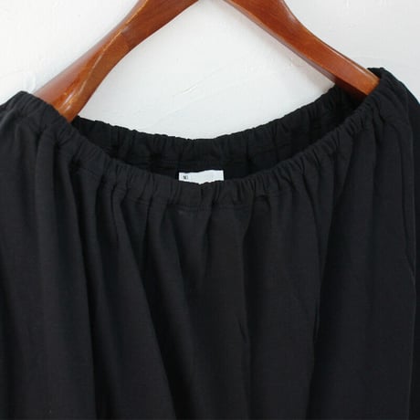 **再入荷**　homspun ホームスパン　60/1天竺キュロット　#サラシ、TOPグレー、TOPチャコール、ブラック