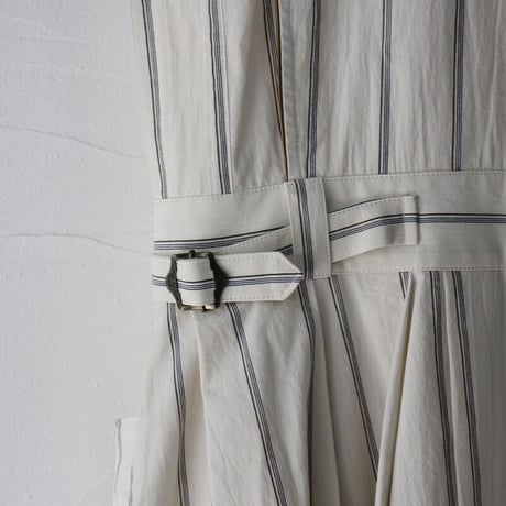 ASEEDONCLOUD アシードンクラウド　Zephyros stripe Hiraeth work coat  #off white 【送料無料】