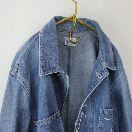 HERCULES ヘラクレス　CHORE JACKET 10ozデニムカバーオール #Wブリーチ加工　【送料無料】
