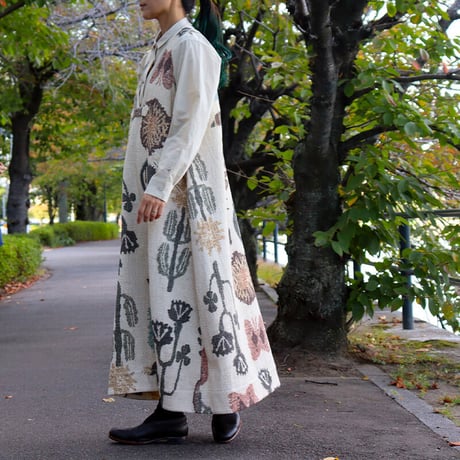 ASEEDONCLOUD アシードンクラウド Antique kilim print Forest king dress アンティークキリムプリントワンピース