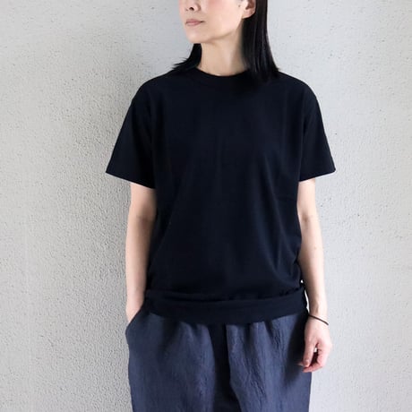 **2026春夏分到着** homspun ホームスパン　30/1天竺半袖Tシャツ（XL,XXL）