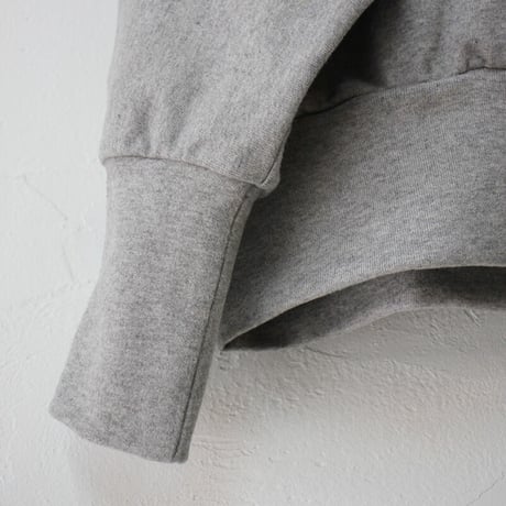 **またまた再入荷** Linenya リネンヤ　コットンスウェットドルマンパーカー　#TOPグレー