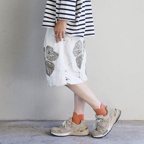 ASEEDONCLOUD アシードンクラウド plant memories print shokuonshitsu short trousers