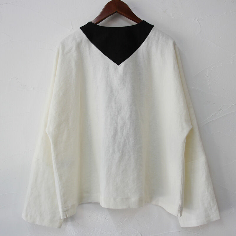 今週末限定❗MAGALI(マガリ) ブラッシュド・ベルギーリネン・カーディガン リネン100％ ブラッシュド ベルギーリネン カーディガン