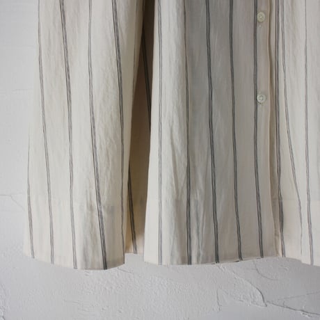 ASEEDONCLOUD アシードンクラウド　Zephyros stripe Hiraeth work coat  #off white 【送料無料】