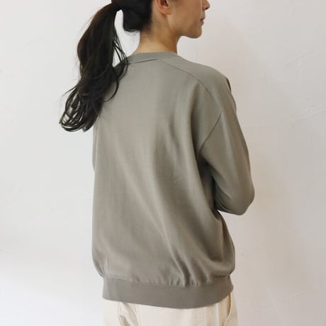 **またまたまた再入荷**  LinenYa リネンヤ as it is.　コットンクルーネック7分袖ニット　【送料無料】