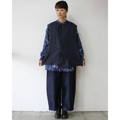 SUSURI ススリ　ディグベスト　#navy , khaki , celadon 　【送料無料】