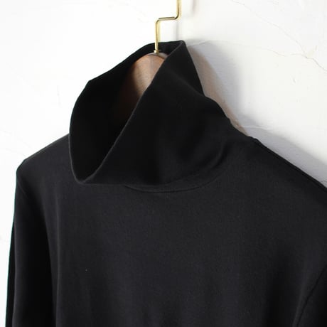 LinenYa リネンヤ　コットンタートルニット　#ブラック、ネイビー、キャメル、アイボリー
