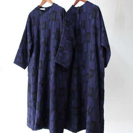 **最終在庫分再入荷** SUSURI ススリ　フィンレットドレス　#navy 【送料無料】