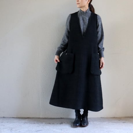 SUSURI ススリ　ブーコリックドレス　#black 【送料無料】