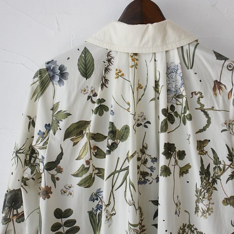 ASEEDONCLOUD アシードンクラウド　Tea garden flower print Tea garden gown #off white 【送料無料】
