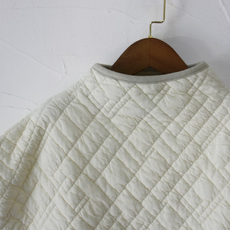 またまた再々入荷**Linenya リネンヤ キルティングベスト #アイボリー