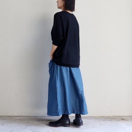 **再入荷** homspun ホームスパン　C/Lチェック＆ストライプスカート　【送料無料】