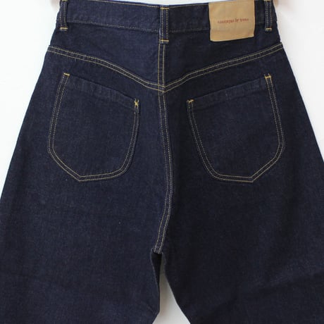 **またまたまた再入荷** sasanqua by trees  Loose Tapered Denim ルーズテーパードデニム　#one wash 【送料無料】