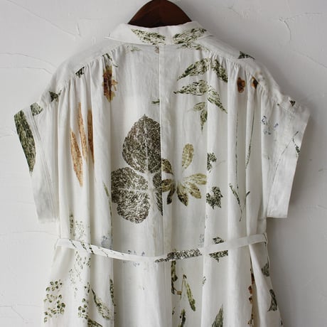 ASEEDONCLOUD アシードンクラウド plant memories print assimilate plants dress  #off white