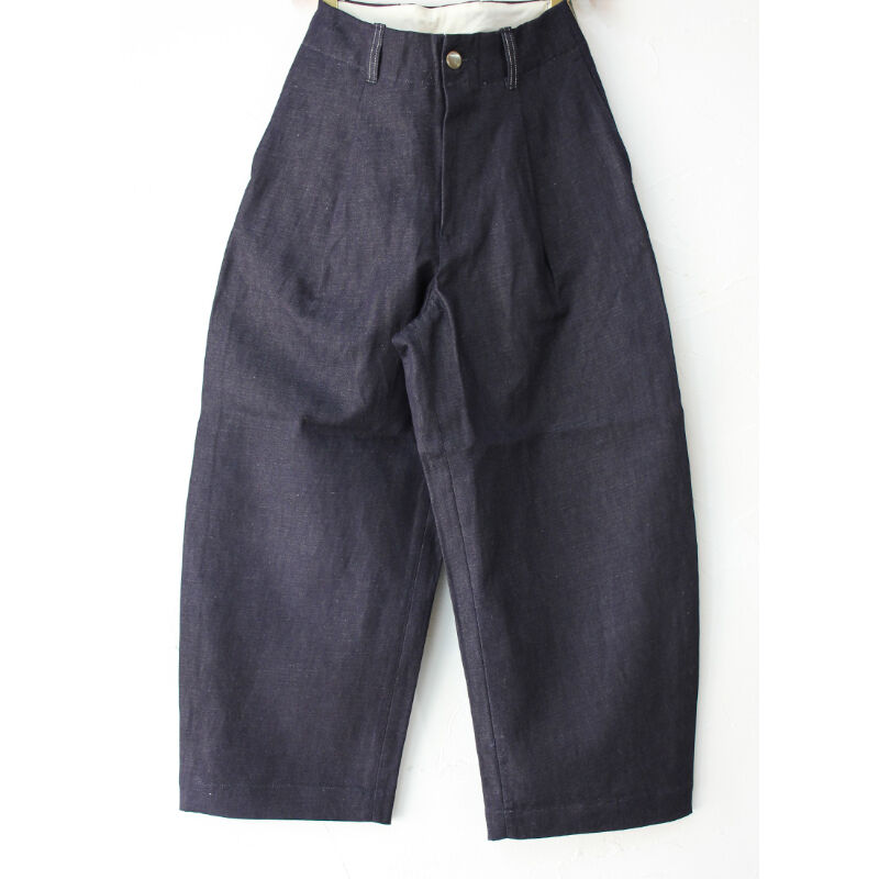 再入荷** ASEEDONCLOUD HandWerker 綿麻デニムHWワイドトラウザー
