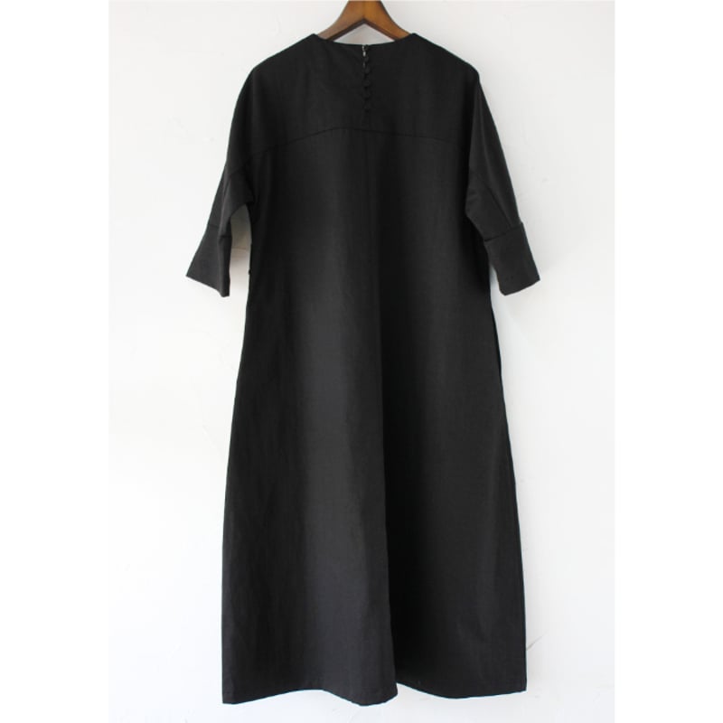 試着のみ美品☆MAGALI☆リネン☆ワンピース☆グレー☆