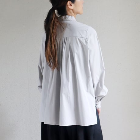 **再入荷** amne アンヌ　BROAD frilled blouse ブロードフリルブラウス【送料無料】