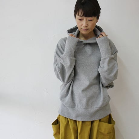 **再入荷** Linenya　リネンヤ　ミリタリー復刻フライスドルマンパーカー　#グレー、ネイビー　【送料無料】