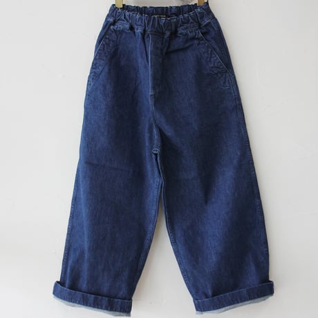 TRAVAIL MANUEL トラバイユマニュアル　ムラ糸デニムノーティカルパンツ　#オフ白、インディゴ