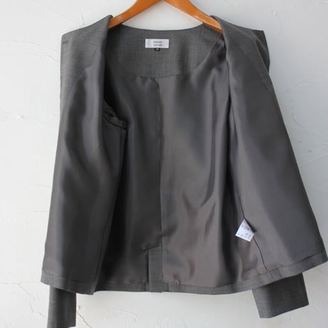 **2026年度分到着** atelier naruse アトリエナルセ　formal set-up no collar jacket　フォーマルセットアップノーカラージャケット