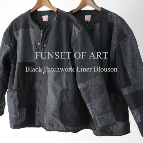 ファンセットオブアート　アウター FUNSET OF ART ファンセットオブアート シャドーデニムGブルゾン