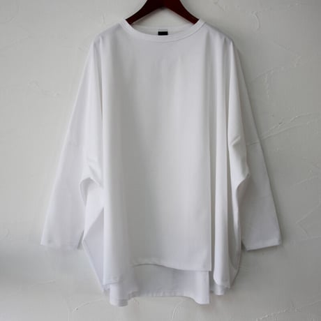**2022s/s分到着** TRAVAIL MANUEL トラバイユマニュアル　ミディ天竺ワイドプルオーバー　#WHITE、SAGE、BLACK