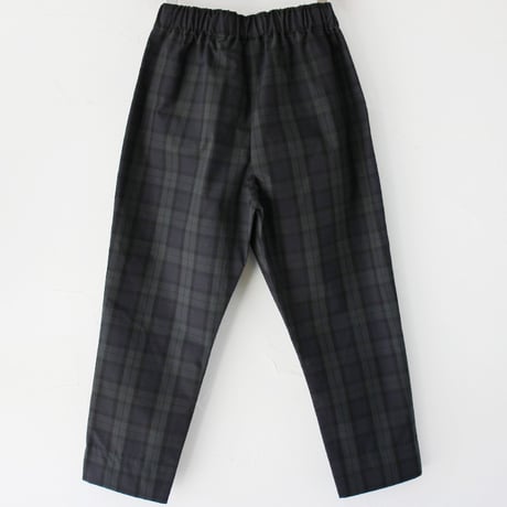 TRAVAIL MANUEL トラバイユマニュアル　T/Cチェックノームパンツ　#ブラックウォッチ