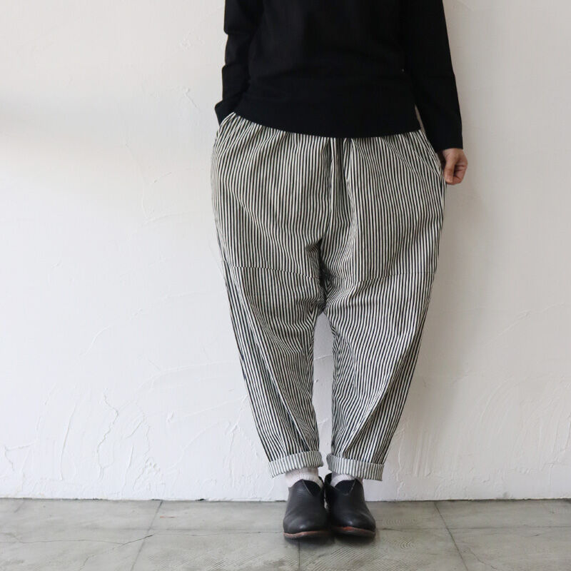 またまた再入荷** homspun ホームスパン 6ozヒッコリーギャザー