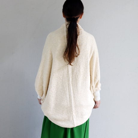 atelier naruse アトリエナルセ cotton double stranded margaret knit bolero コットンダブルストランダットニットボレロ