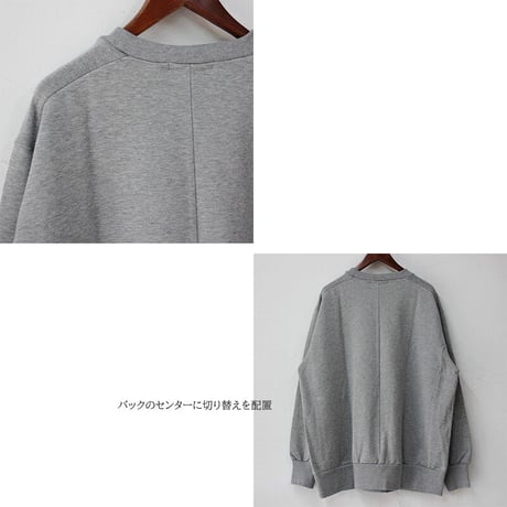 homspun ホームスパン　コンパクトリッチ裏毛スウェット　#TOPグレー　【送料無料】