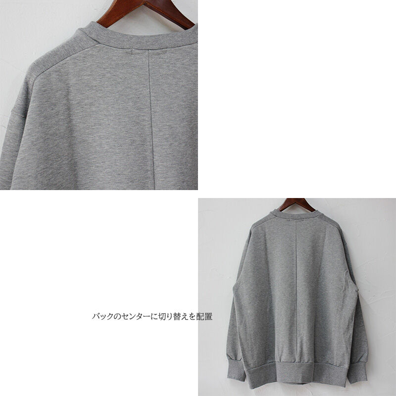 homspun ホームスパン コンパクトリッチ裏毛スウェット #TOP