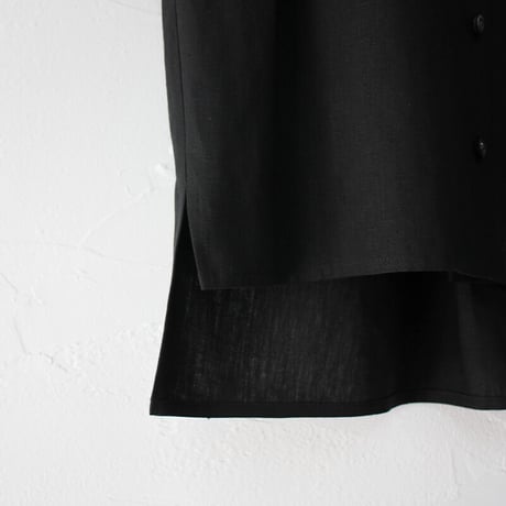 atelier naruse アトリエナルセ　リネンVネックシャツ｜linen V neck shirt