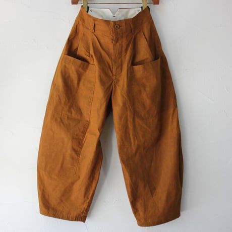 ASEEDONCLOUD アシードンクラウド　Old functional cloth Kiokushi trousers  #キャメル、ダークグリーン　【送料無料】