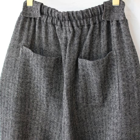 atelier naruse アトリエナルセ shetland wool linen sarrouel pants　シェットランドウールリネンサルエルパンツ