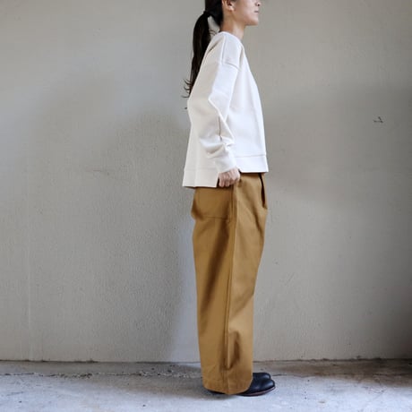 **再々入荷** ASEEDONCLOUD アシードンクラウド　HandWerker　ハンドベイカーワイドトラウザー　#キャメル