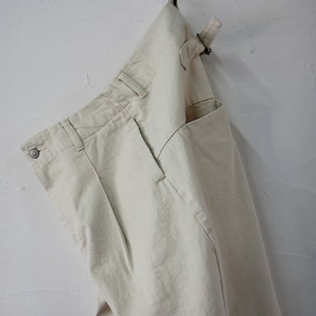 **またまた再入荷** sasanqua by trees サザンカバイツリース　カツラギバナナトラウザー　#アイボリー、ベージュ　【送料無料】