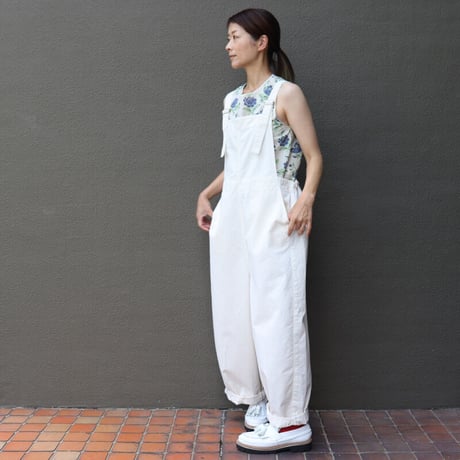 Brocante ブロカント　20sミニヘリンボンバンドルサロペット　#アイボリー、モカブラウン、ブラスト、ブラック