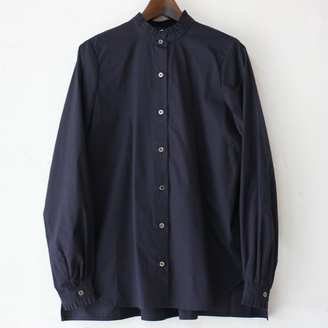 **再入荷** amne アンヌ　BROAD frilled blouse ブロードフリルブラウス【送料無料】