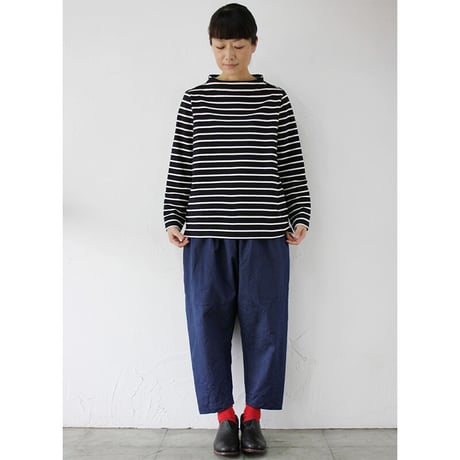 **再入荷** homspun ホームスパン　8オンス ウェポンデニムギャザーパンツ　#ブルー　【送料無料】