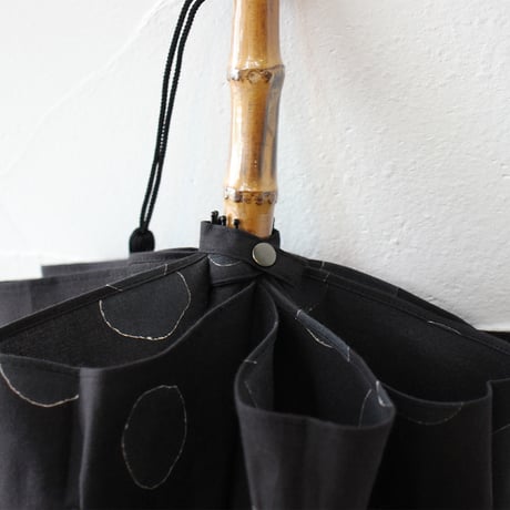 **新柄到着** ツタエノヒガサ tutaee うさぎのたすき（注染）　日傘　♯黒黒玉【送料無料】