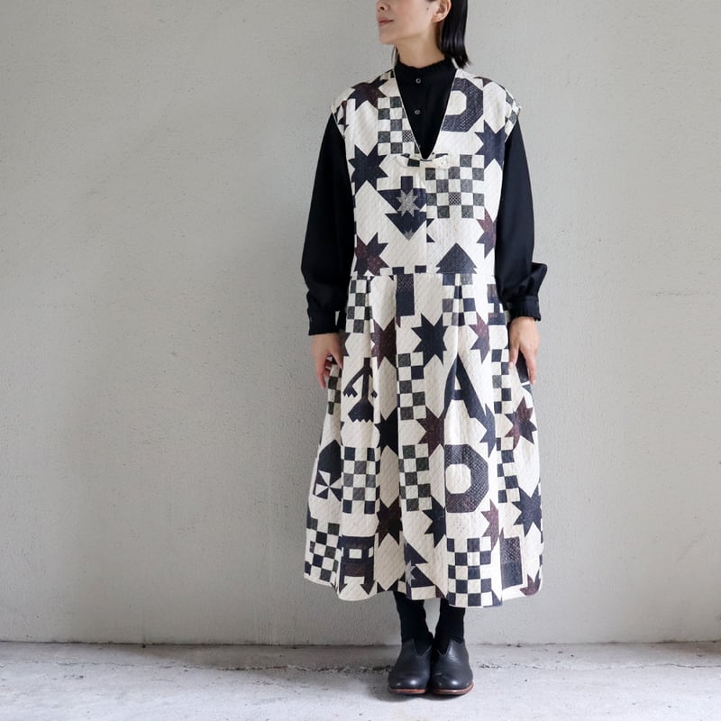 ASEEDONCLOUD アシードンクラウド Map quilt print Study un