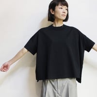 **SALE** TRAVAIL MANUEL トラバイユマニュアル　クラシック天竺スリットTシャツ