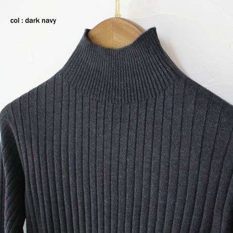 SUSURI ススリ　ポエータハイネックセーター　#black . dark navy . sand . off white  【送料無料】
