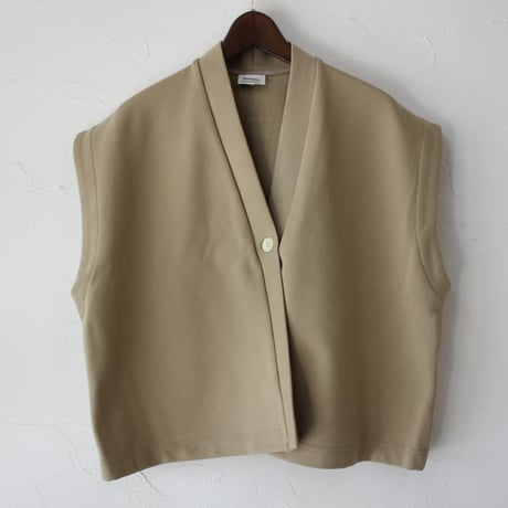 ARTE POVERA アルテポーヴェラ　ポンチ裏起毛フレンチカーデ　#ベージュ