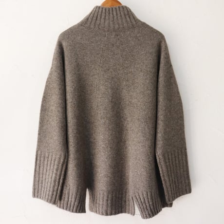 maomade マオメイド　NEWヤクフィールハイネックニット　#オフベージュ、グレージュ、オレンジ、ブラック　【送料無料】