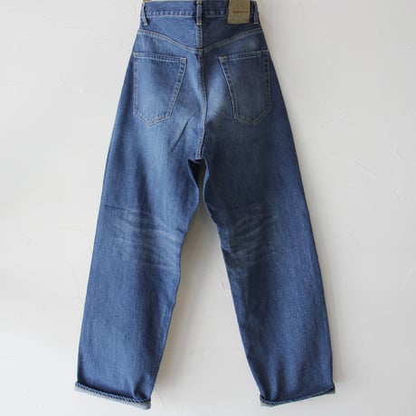 **またまた再入荷** sasanqua by trees サザンカバイツリース Wide Straight Denim ワイドストレートデニム #3years  wash 【送料無料】