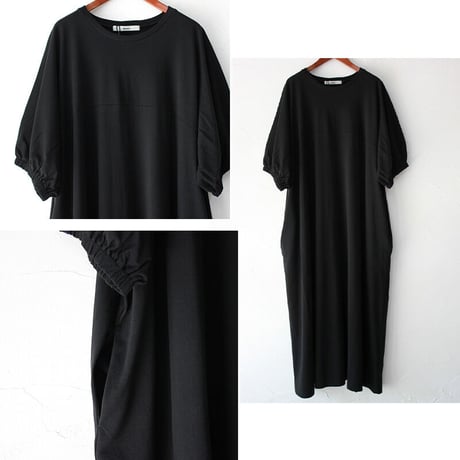 **再入荷** amne アンヌ YOKE dress ヨークドレス  #レッド、ブラック　【送料無料】