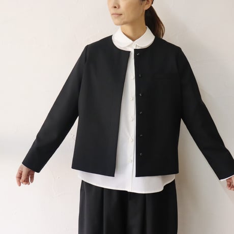 **2026年度分到着** atelier naruse アトリエナルセ　formal set-up no collar jacket　フォーマルセットアップノーカラージャケット